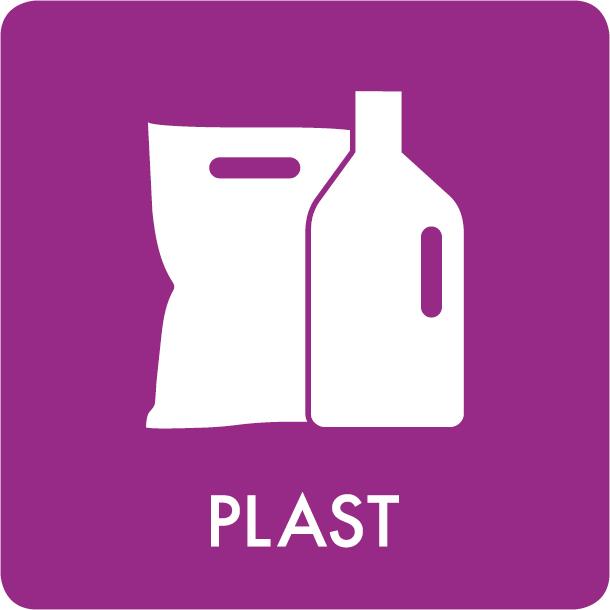 Piktogram til plast