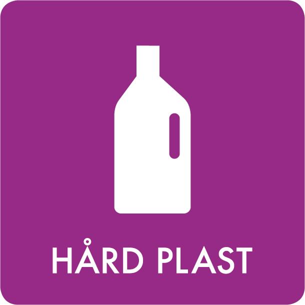 Piktogram til hård plast