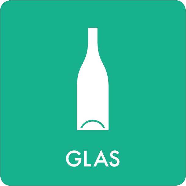 Piktogram til glas, farve