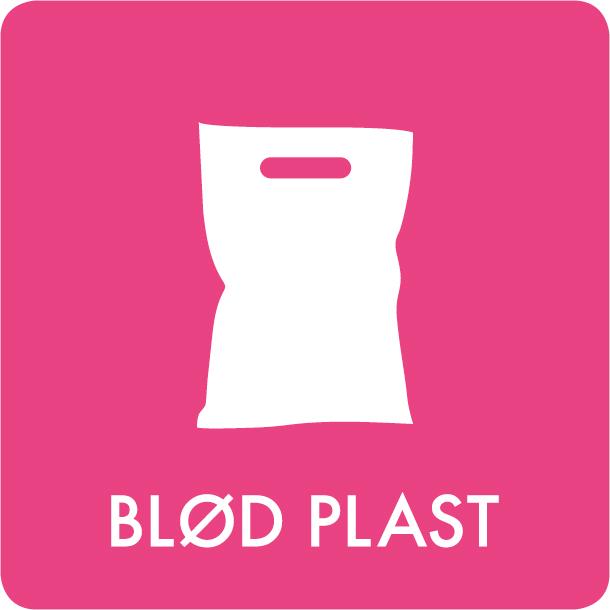 Piktogram til blød plast