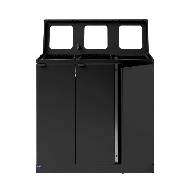 Bica affaldssortering 3 rums 3 x 65 ltr. 