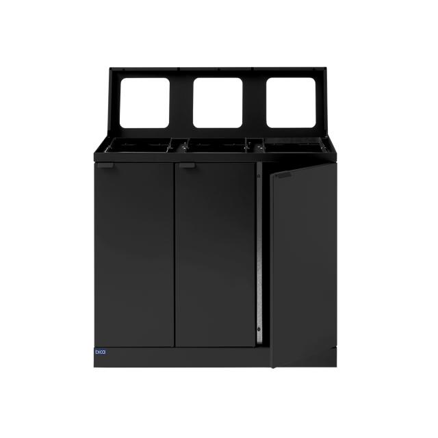 Bica affaldssortering 3 rums 3 x 45 ltr.