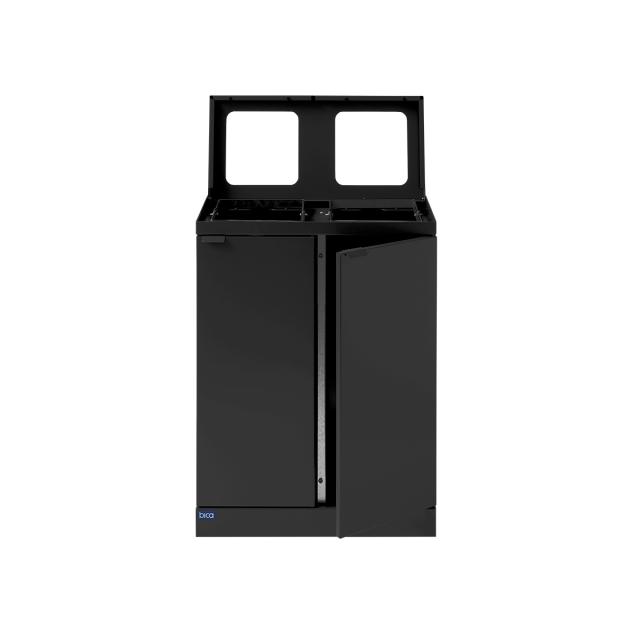 Bica affaldssortering 2 rums 2 x 45 ltr.