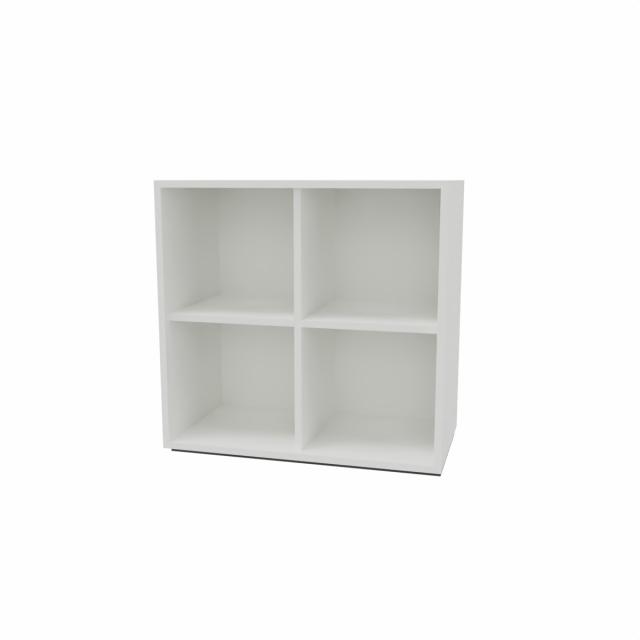 ZOL reol 2x2 rum m/ integreret sokkel