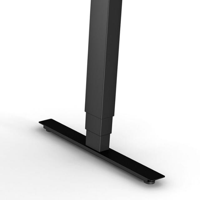 Hæve sænkebord PRO 180x90/80 sort/sort